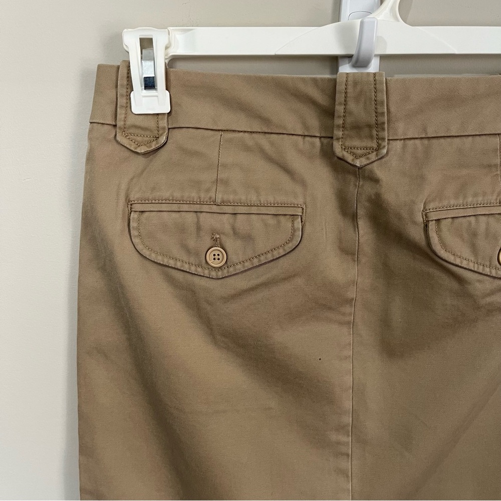 GAP Classic Khaki Pencil Skirt - Size 6 - Picture 6 of 12